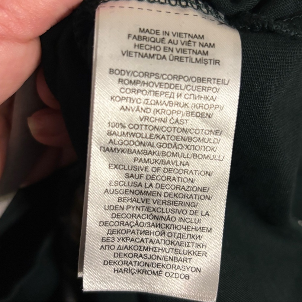 Lauren Ralph Lauren Dark Green Emblem Layered Jersey‎ Sweatshirt XL - Picture 5 of 5